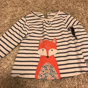 Mini boden girls appliqué top
